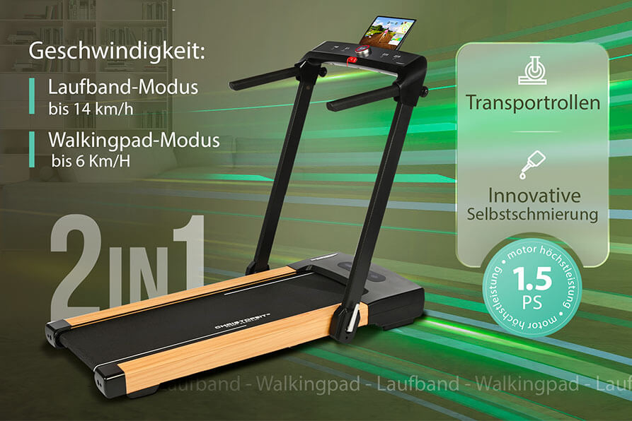 Laufband 2in1 Holz: Dein Begleiter bei deinem Training